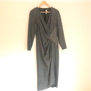 Vintage Grey Louviere Studded Dress